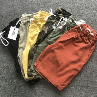 纯棉潮流简约大方运动五分裤 夏季 短裤 直筒宽松男士 多种颜色潮款