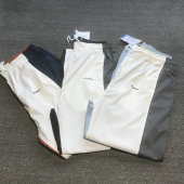 运动裤 时尚 春秋装 三色拼接松紧带款 防风运动宽松长裤