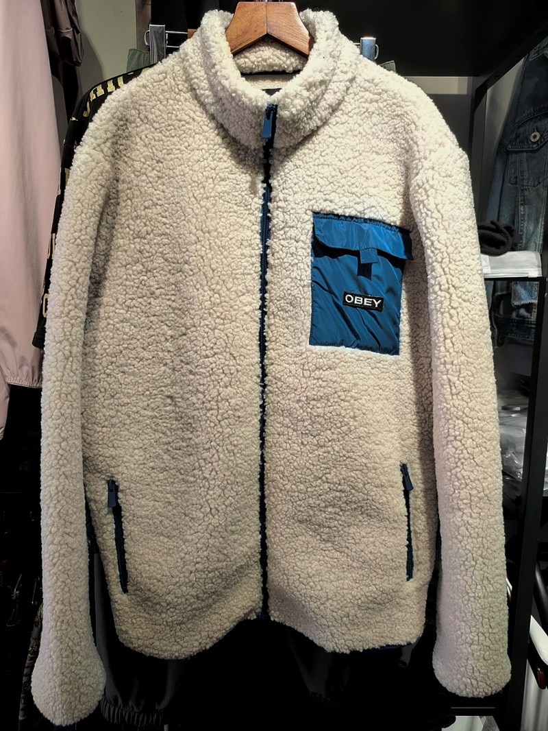 棉服外套男女立领摇粒绒内里加绒