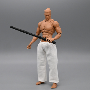 1/12兵人武器配件棍子romankey男素体机娘特种部队vtoys短棍甩棍