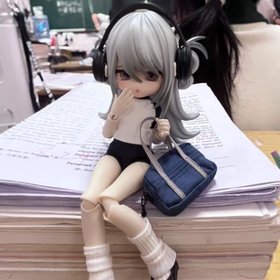 阿巳12分ob11娃衣jk学生校服制服包学院风书包bjd素体妖精体背包8