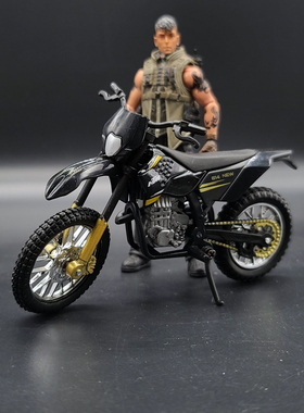1/18兵人场景配件bfs越野摩托车3.75寸可动人偶素体模型ob11载具