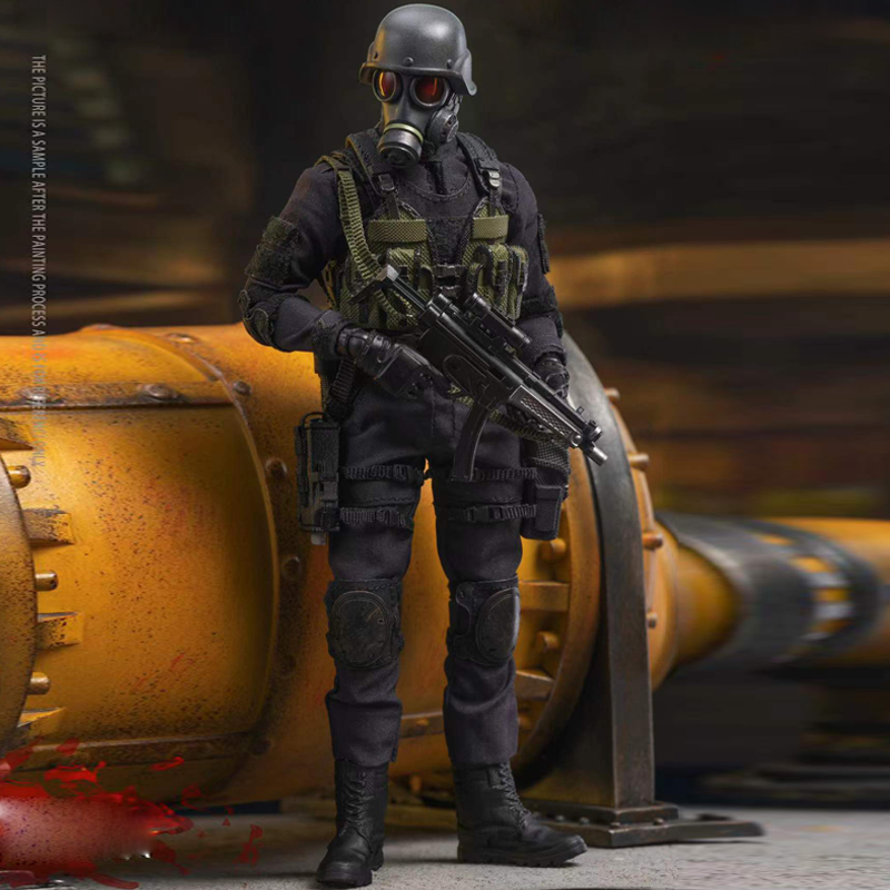 gmtoys生化死神汉克危机6寸布衣兵人shf可动人偶手办模型1/12士兵