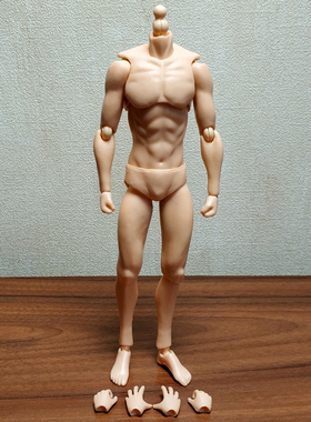 1/12兵人配件shf肌肉素体6寸可动人偶mezco手办模型figma蚂蚁dam