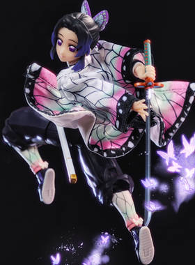 shf BUZZmod鬼灭之刃蝴蝶忍虫柱羽织衣服1/12披风斗篷布衣diy配件