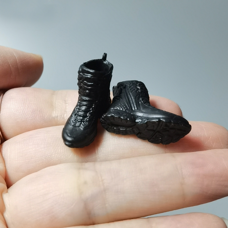 1/12兵人配件shf马丁靴作战靴