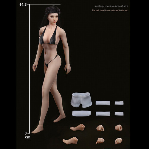 1/12机娘包胶女素体手办模型兵人