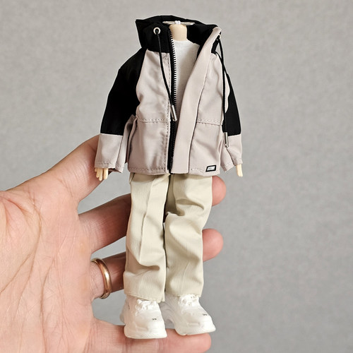 8分小雷体娃衣配件bjd北冥体外套