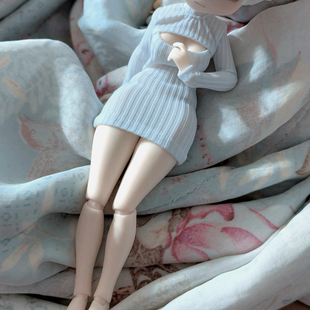12分妖精体D男D女D妹毛衣连衣裙AZ素体娃娃打底衫bjd娃衣配件上衣