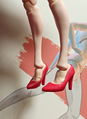 romankey x cowl女素体1/12兵人衣服配件6寸超可动人偶鞋子高跟鞋