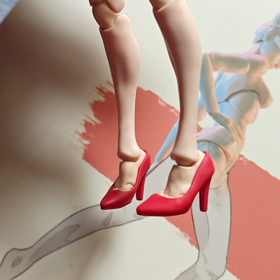 女素体1/12兵人衣服配件高跟鞋