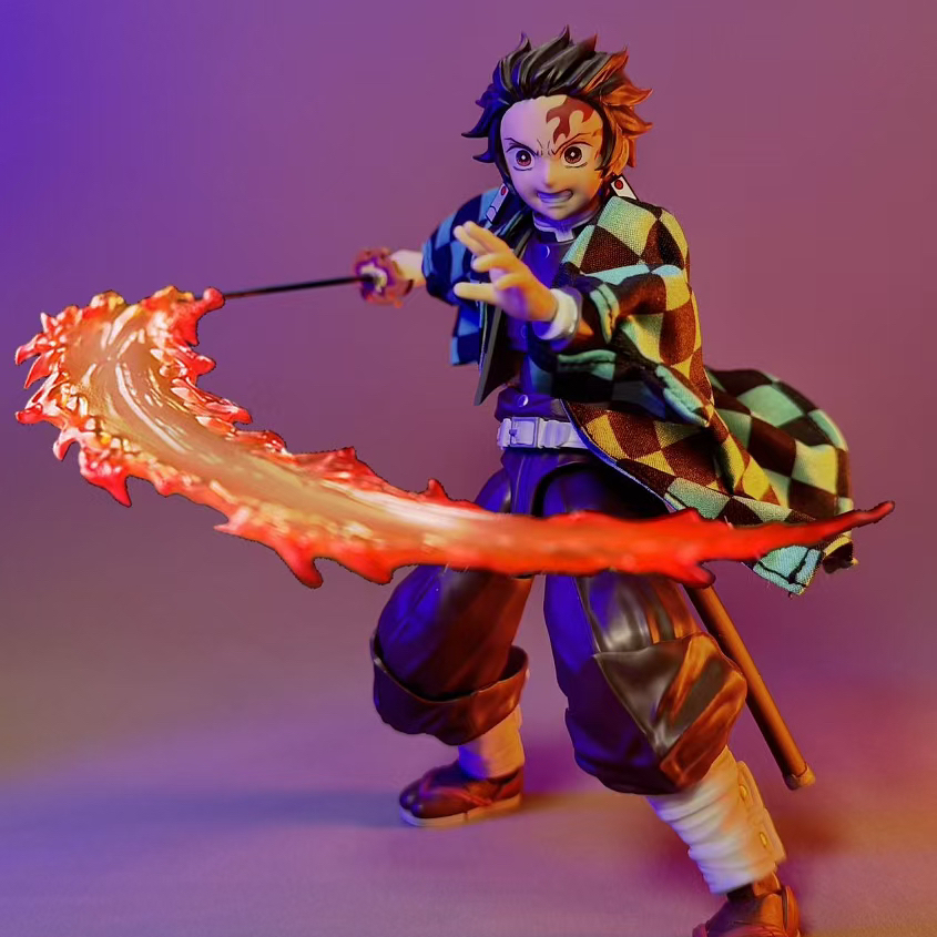 SHF鬼灭之刃灶门炭治郎衣服配件