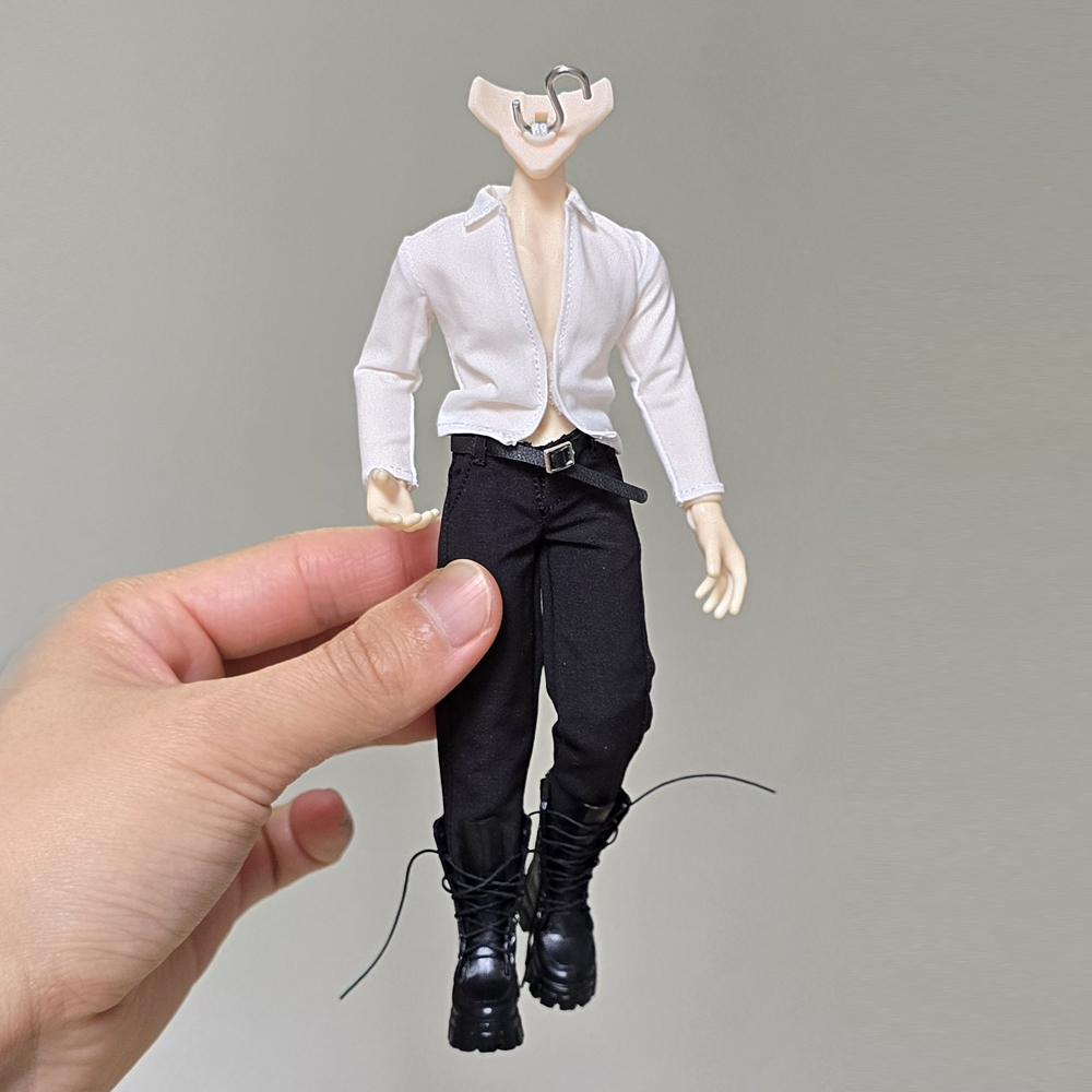 8分北冥体bjd素体衬衫西服裤子