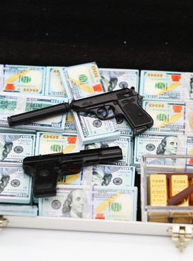 1/6兵人武器配件54式黑星手枪TT33消音枪模型12寸教父ht手办装备