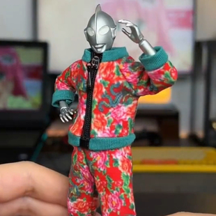 shf赛罗艾斯迪迦欧布泰罗布衣1/12潮流外套衣服配件东北大花棉袄