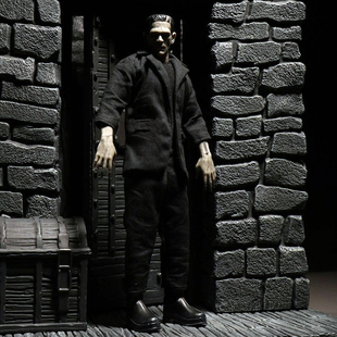 1/12兵人衣服配件休闲西装外套裤子6寸方大头mezco男素体西服上衣