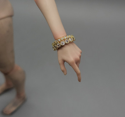 1/6兵人配件ph手环装饰tbl包胶素体模型bjd人偶娃娃手镯关节遮挡