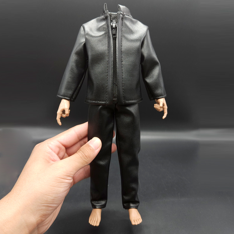 1/6兵人配件ht皮衣皮裤衣服套装