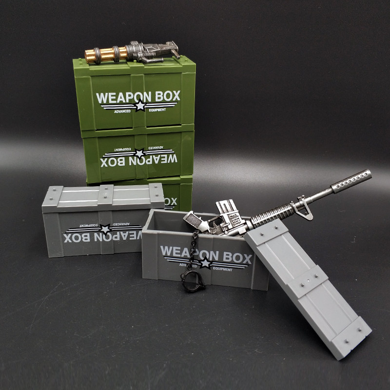 1/12兵人配件微缩迷你武器箱模型diy场景摆件6寸可动人偶拍照道具