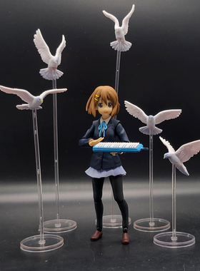 1/12兵人配件figma鸽子场景6寸shf可动人偶手办模型海鸥ob11鸟bjd