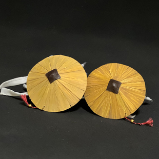 1/12古代兵人配件战国武士忍者斗笠帽草帽6寸shf素体手办模型帽子