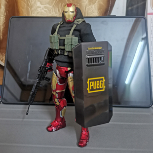 1/12兵人武器配件军事防爆盾牌6寸7可动人偶手办模型素体防御装备