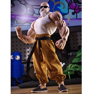 romankey大块头强壮男素体布衣配件龟仙人衣服裤子武道服功夫背心