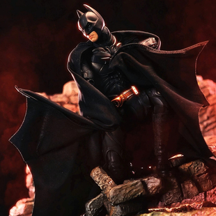 INART蝙蝠侠黑暗骑士1/12布鲁斯韦恩贝尔披风斗篷diy布衣改件配件