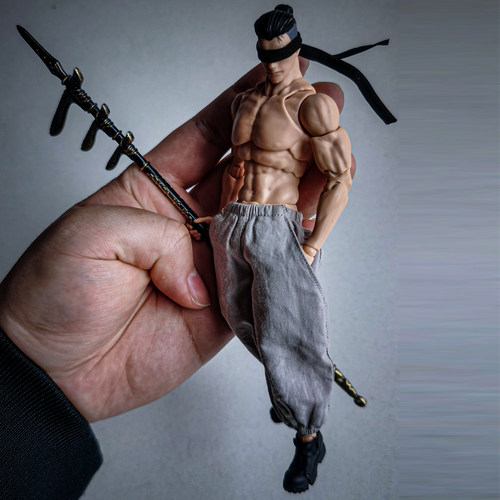 1/12兵人衣服配件男素体灯笼裤