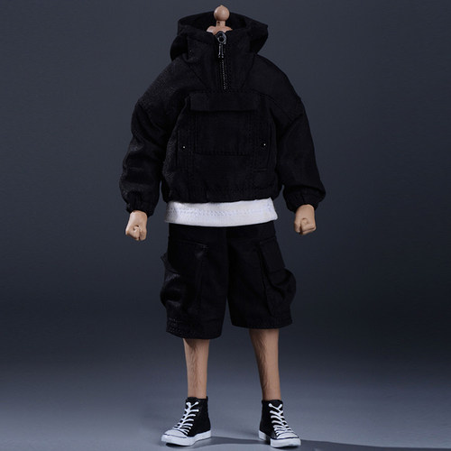 1/12兵人衣服配件mezco卫衣外套