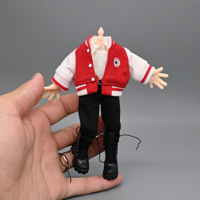 12分妖精体D男bjd素体棒球服外套