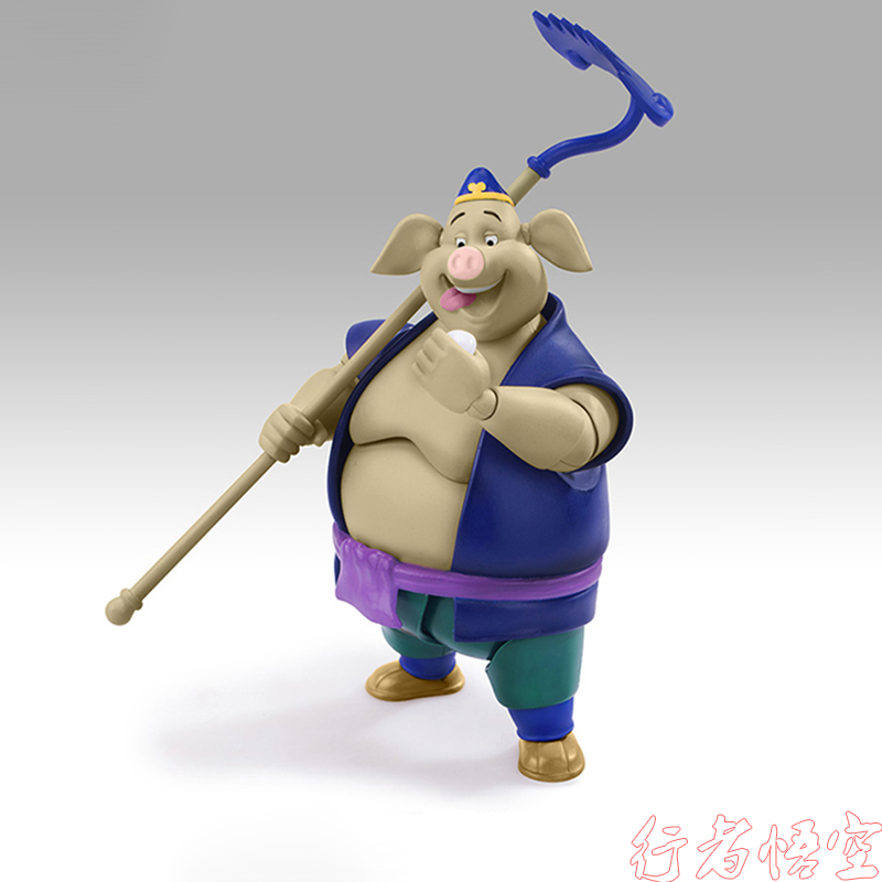 动画版西游记1/12猪八戒天蓬元帅6寸可动人偶手办模型玩具兵人shf