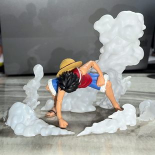 shf二档路飞鬼岛尼卡五档烟雾特效件diy烟战斗场景配件包不含手办