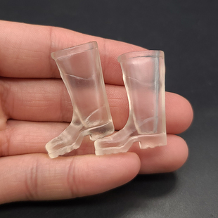 1/12兵人配件figma鞋子shf雨靴6寸人偶手办模型素体雨鞋长筒靴子