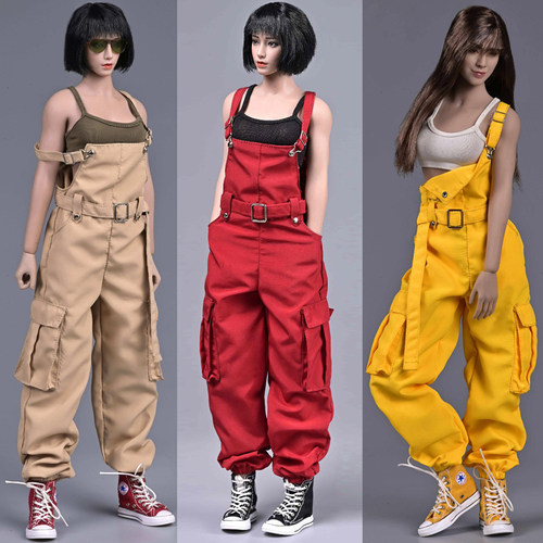 1/6潮流兵人衣服配件背带裤吊带