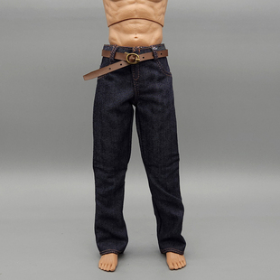 1/6兵人衣服配件ht牛仔裤12寸男素体潮流人偶模型直筒裤子bjd娃衣