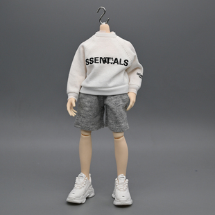 8分北冥体运动短裤潮流卫衣外套上衣bjd小雷素体西西里少年感娃衣