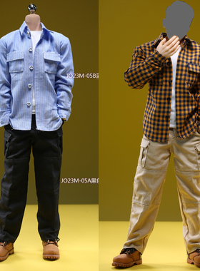 1/6兵人衣服配件ph衬衫休闲裤套装tbl包胶男素体人偶模型上衣裤子