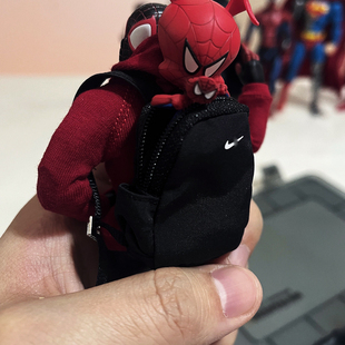 1/12兵人配件shf蜘蛛侠运动双肩包6寸mafex可动人偶手办背包书包