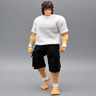 1/12强壮素体衣服WWE壮硕麦克法兰7寸adam人偶MUFF TOYS工装裤T恤