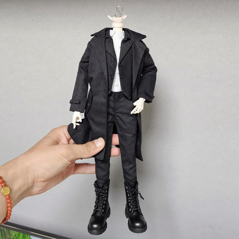 6分阿巳特六日月岛英伦西装风衣