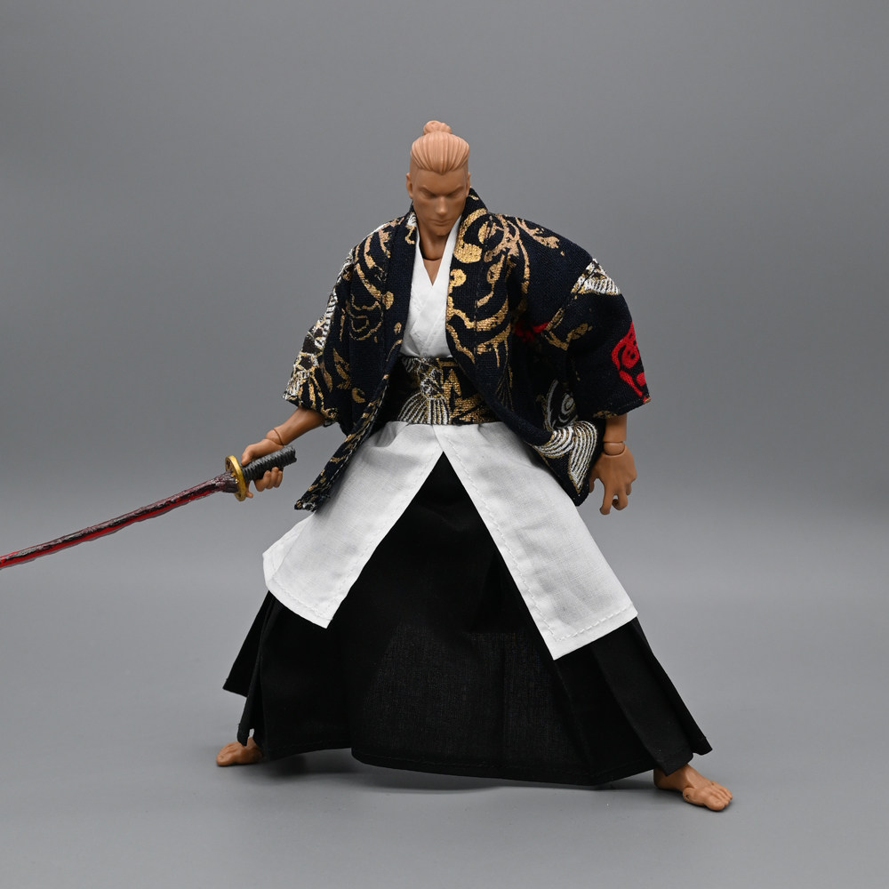 1/12兵人衣服配件和服羽织武士服图片