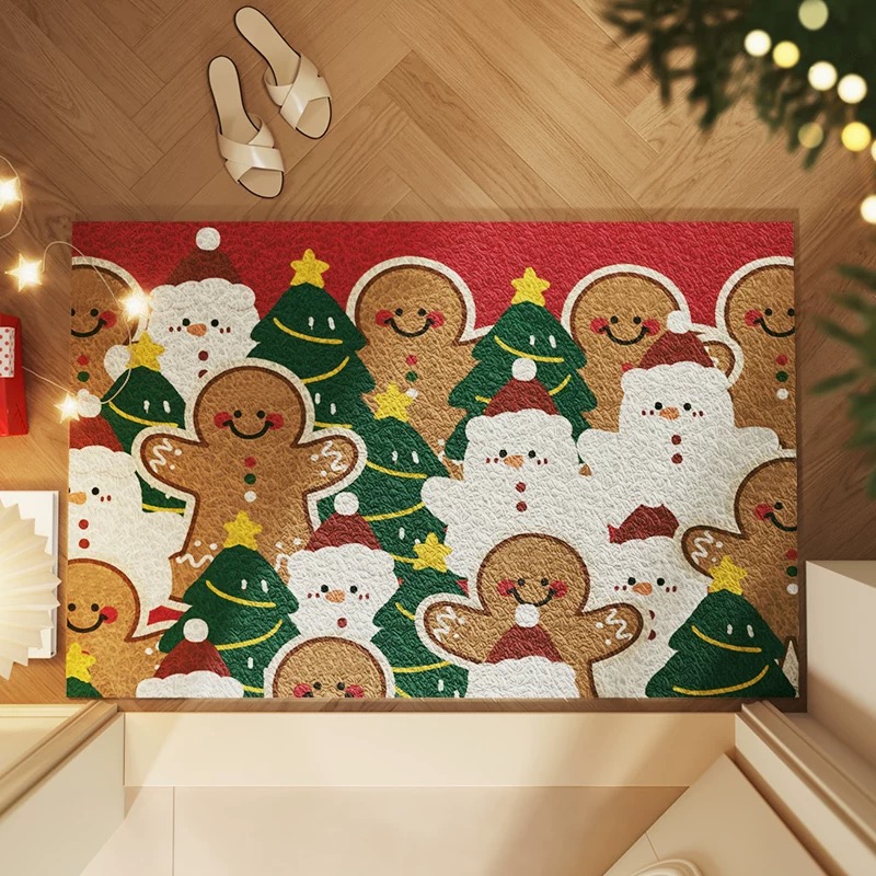 太好看啦节日款入户门垫可裁剪