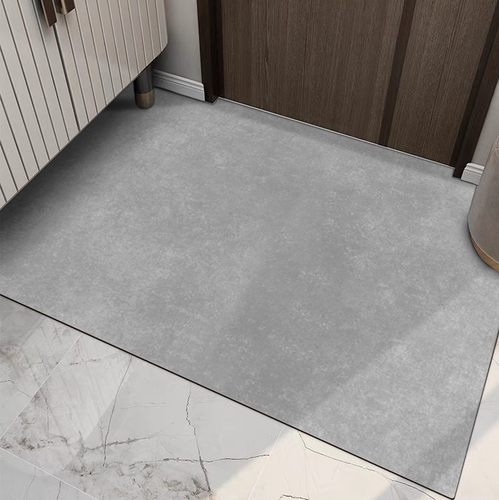 真耐用纯色PVC门垫可裁剪脚垫