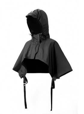 528HZ-PLUTO户外轻量化机能披风外套户外披肩帽防水防紫外线