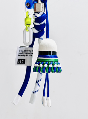 羽毛球手工挂件miu系可爱笑脸多巴胺配色时尚钥匙扣运动周边挂饰