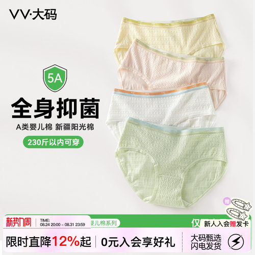 VV大码生活馆A类婴儿棉内裤
