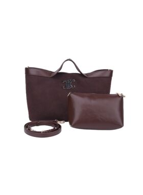 卡尔 蔻斯时尚潮流大容量手提斜挎包CK25952P咖色