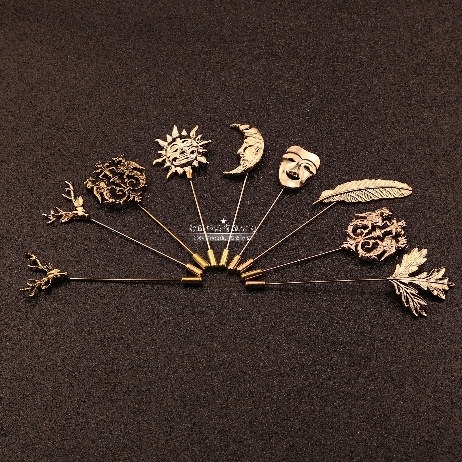 Korean Edition Maple leaves Feather Antlers Pearl brooch Men's Suit Women's sweaters Shawl buckle Long needle Pin Sternumin the Accessories/Fashion Jewelry, Brooch  category - from Buy2taobao.com to provide professional Taobao agent buy service