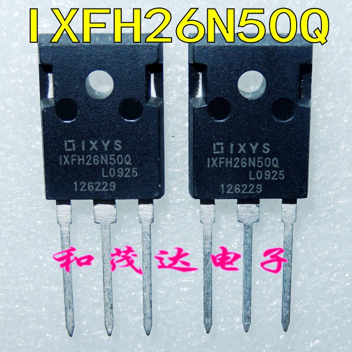IXFH26N50Q TO-247 场效应管 N沟道 MOS管 500V 26A   可直拍 - 实物图